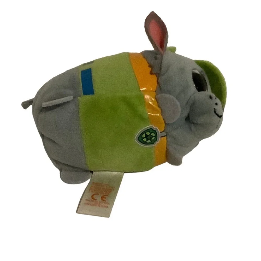 TY Paw Patrol Rocky The Recycling Puppy Dog Stuffed Plush Animal Toy 4‎ Inch